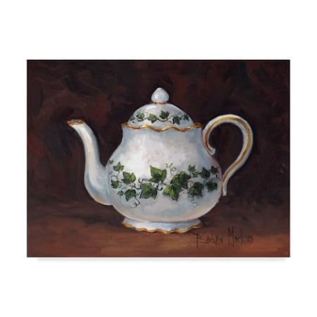 Barbara Mock 'Ivy Teapot' Canvas Art,35x47